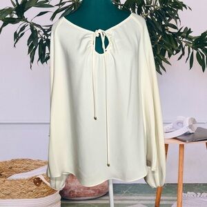NWT Trina Turk Cream Blouse